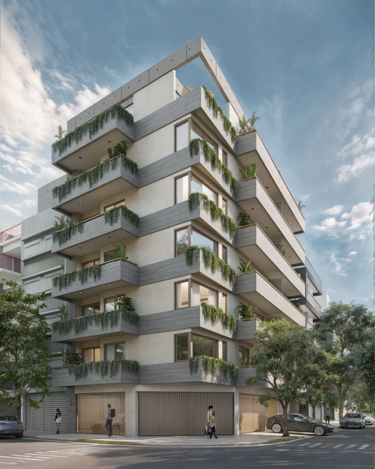 Render del edificio Arismendi 2608, próxima incorporación de Ing. Miranda & Asoc.